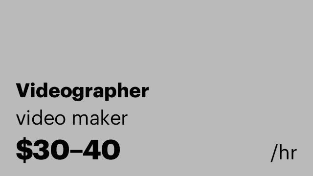 Videographer