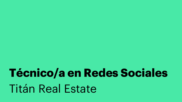 Técnico/a en Redes Sociales