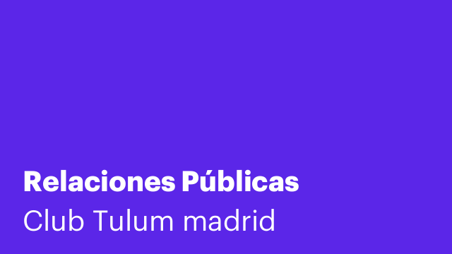 Relaciones Públicas