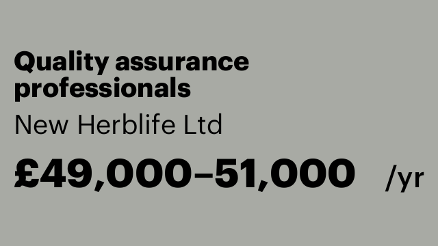 Quality assurance professionals