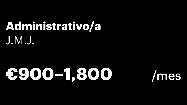 Administrativo/a