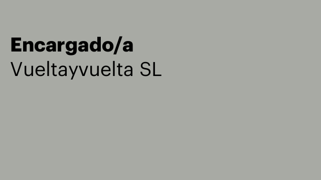 Encargado/a