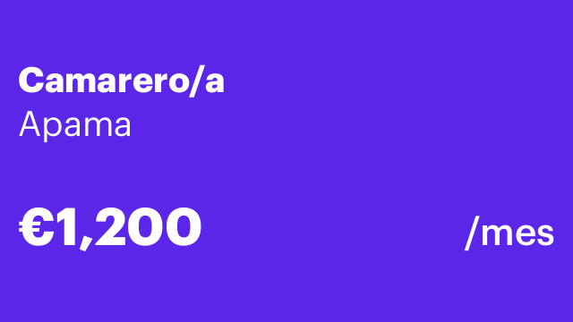 Camarero/a