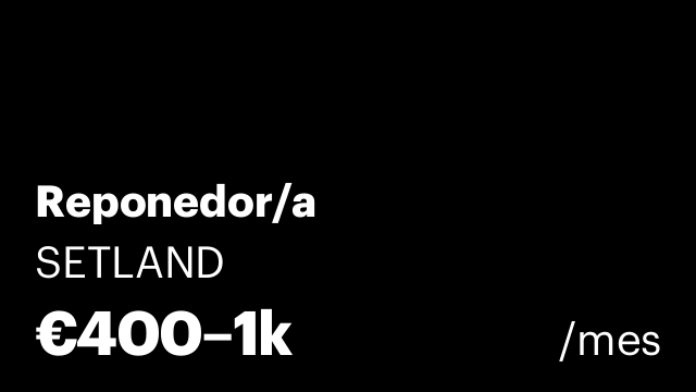 Reponedor/a