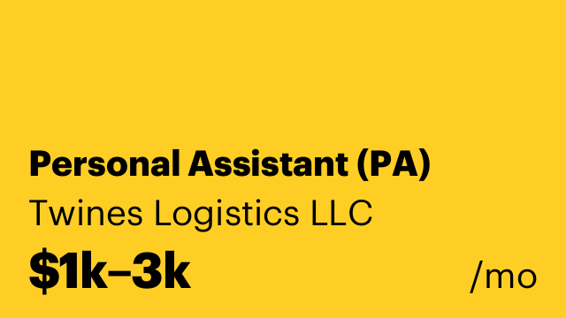 Personal Assistant (PA)