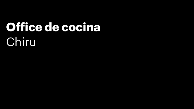 Office de cocina