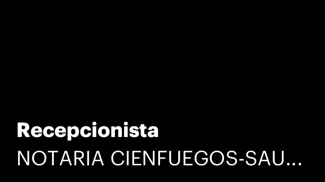 Recepcionista