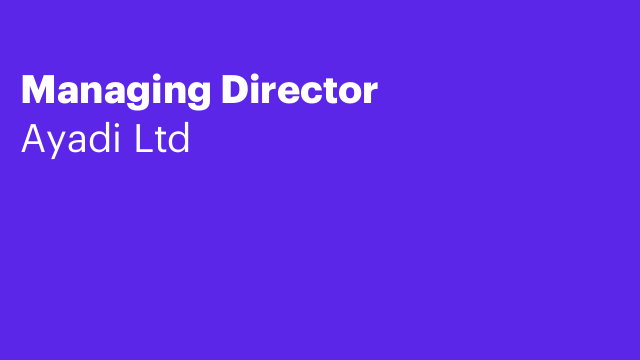 Managing Director