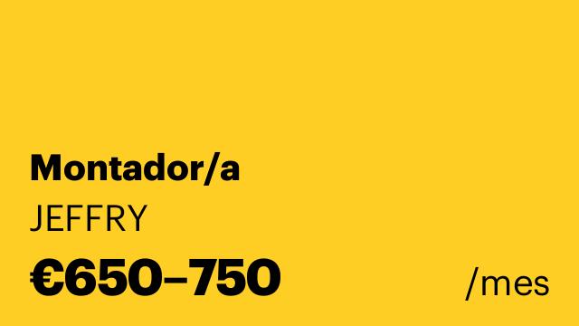 Montador/a