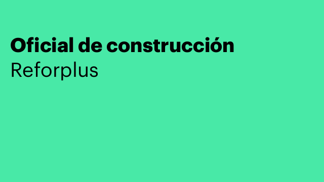 Oficial de construcción