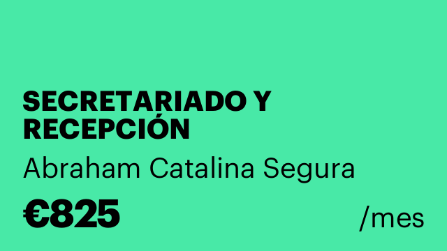 SECRETARIADO Y RECEPCIÓN