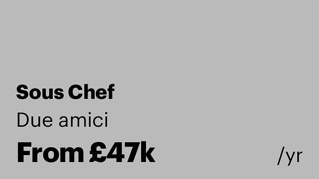 Sous Chef