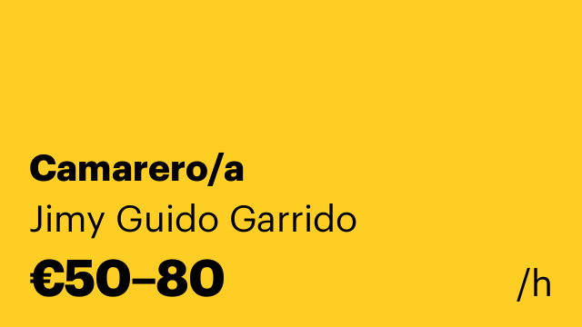 Camarero/a