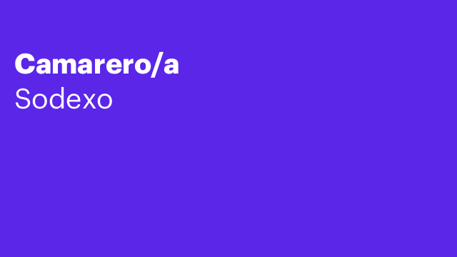 Camarero/a