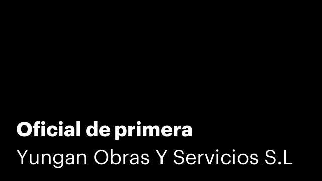 Oficial de primera