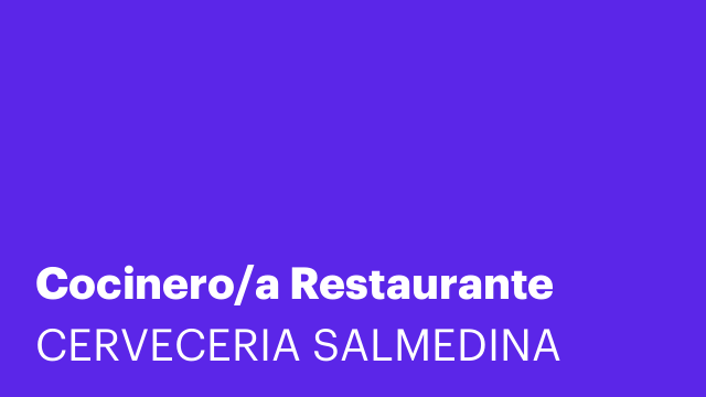 Cocinero/a Restaurante