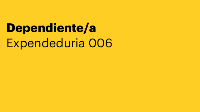 Dependiente/a