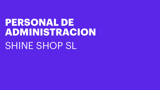 PERSONAL DE ADMINISTRACION
