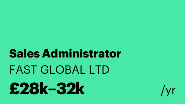 Sales Administrator