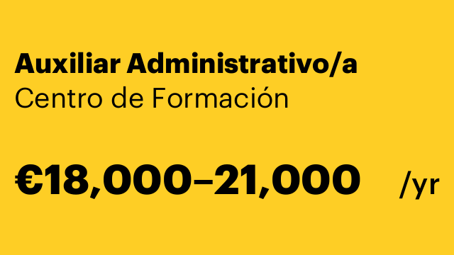 Auxiliar Administrativo/a