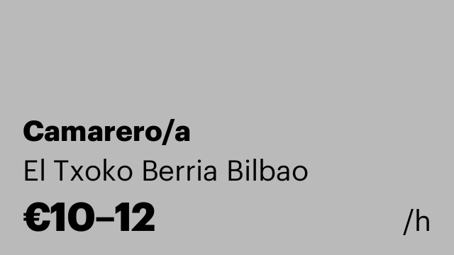 Camarero/a