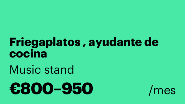 Friegaplatos , ayudante de cocina