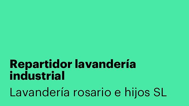 Repartidor lavandería industrial