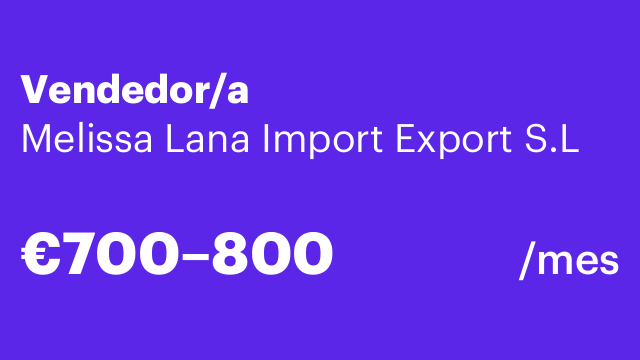 Vendedor/a
