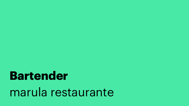 Bartender