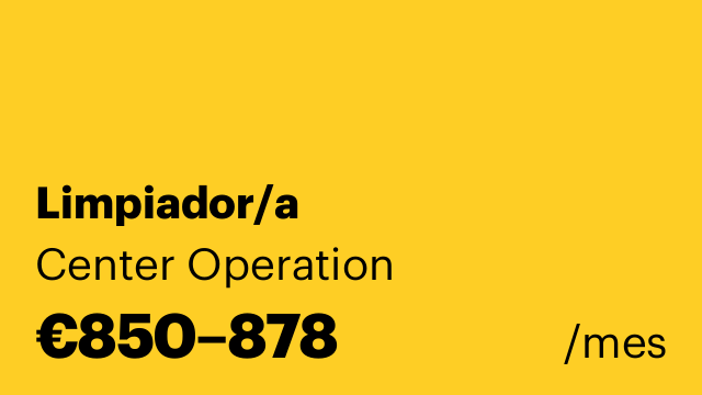 Limpiador/a