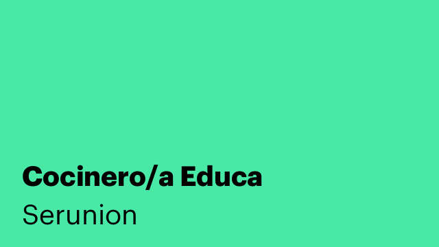 Cocinero/a Educa