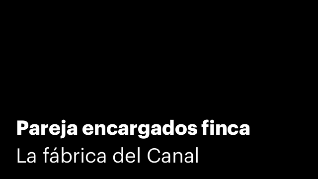 Pareja encargados finca