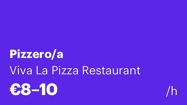 Pizzero/a