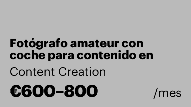 Fotógrafo amateur con coche para contenido en redes sociales