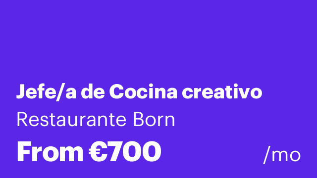 Jefe/a de Cocina creativo