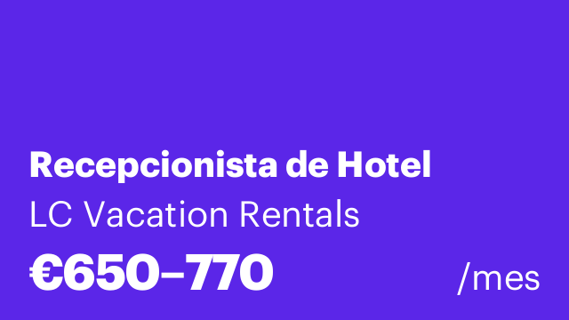 Recepcionista de Hotel