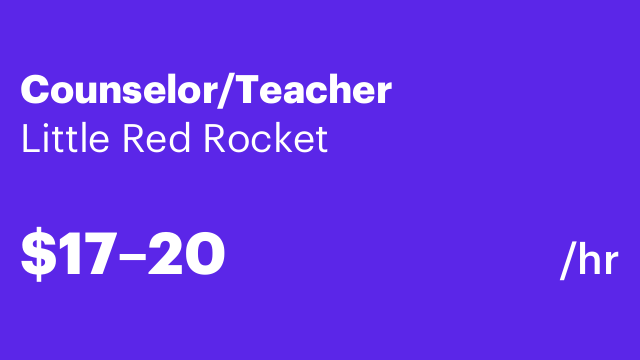 Counselor/Teacher