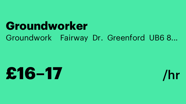Groundworker