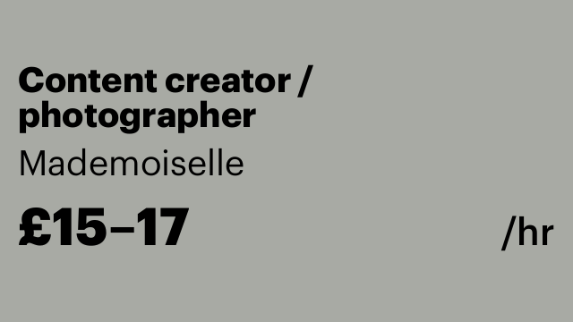 Content creator / photographer
