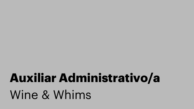 Auxiliar Administrativo/a