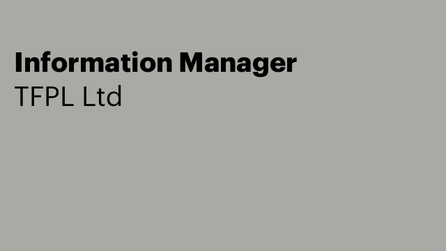 Information Manager