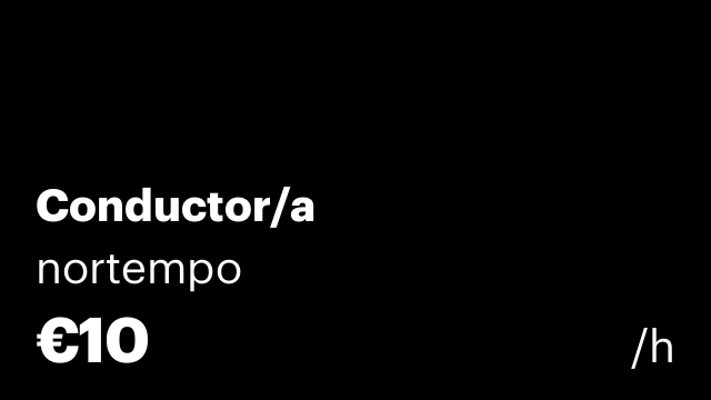 Conductor/a