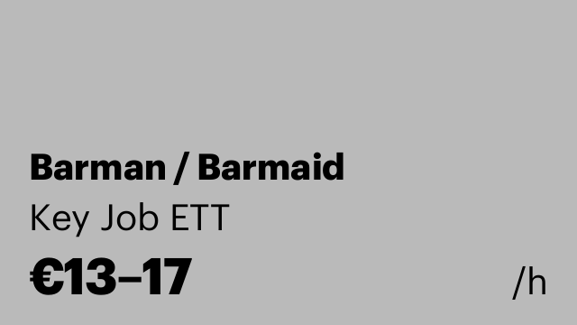 Barman / Barmaid