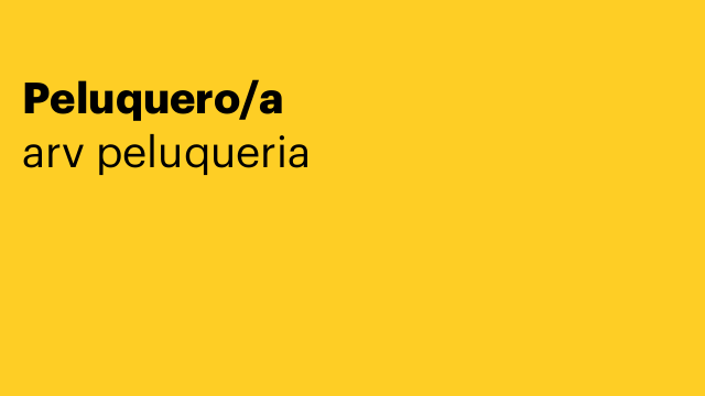 Peluquero/a
