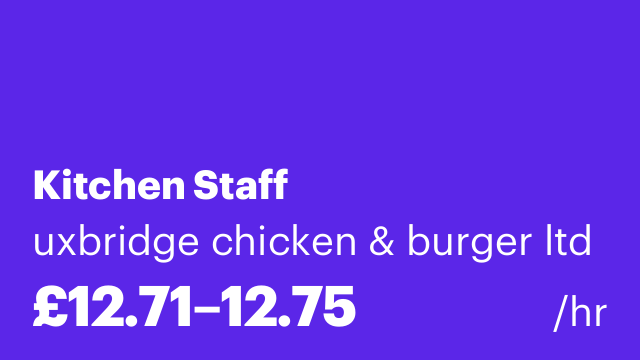 Kitchen Staff