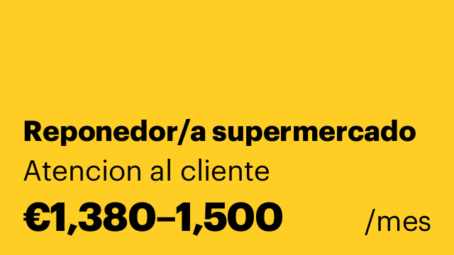 Reponedor/a supermercado