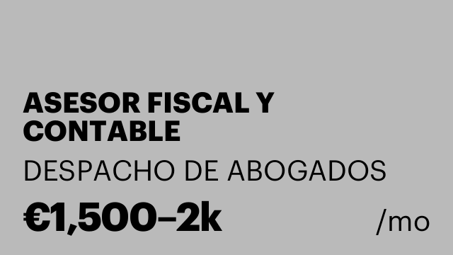 ASESOR FISCAL Y CONTABLE