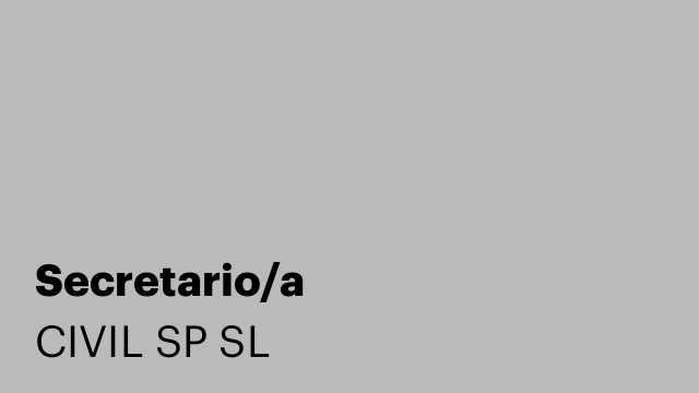Secretario/a