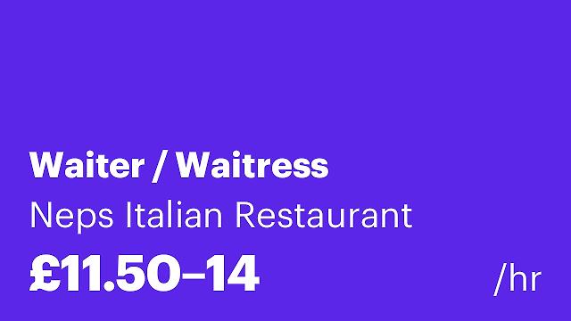 Waiter / Waitress