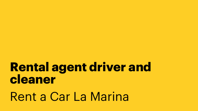 Rental agent driver and cleaner